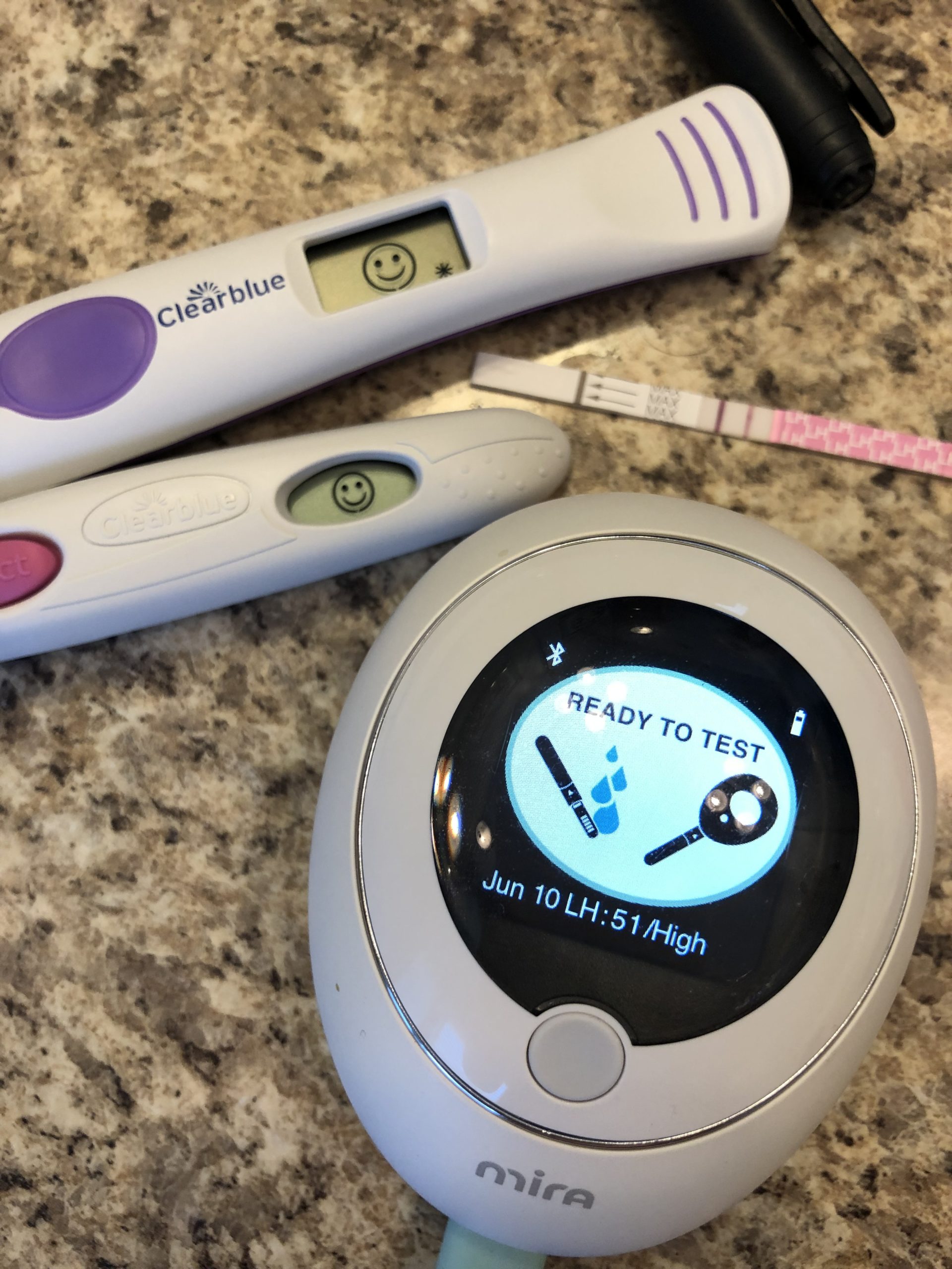 Mira Analyzer and Pregnancy Test 