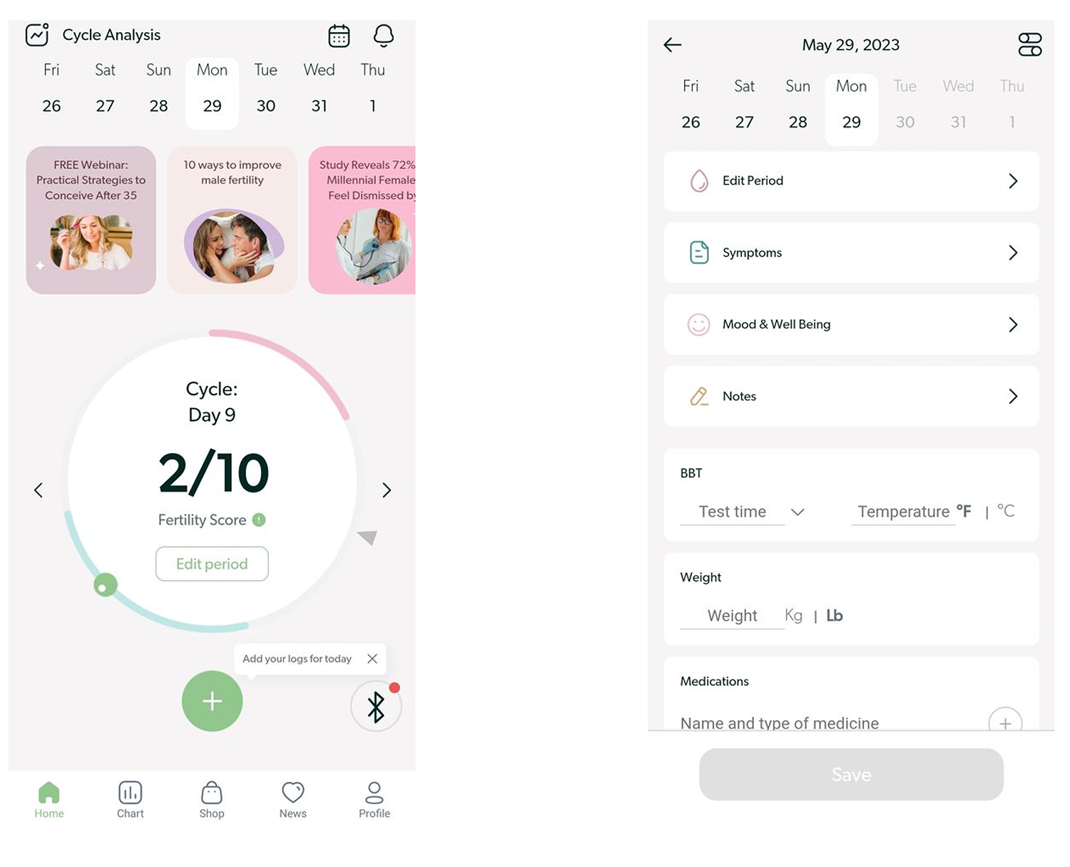 7 remarkable features of the cycle tracking mira app mira blog